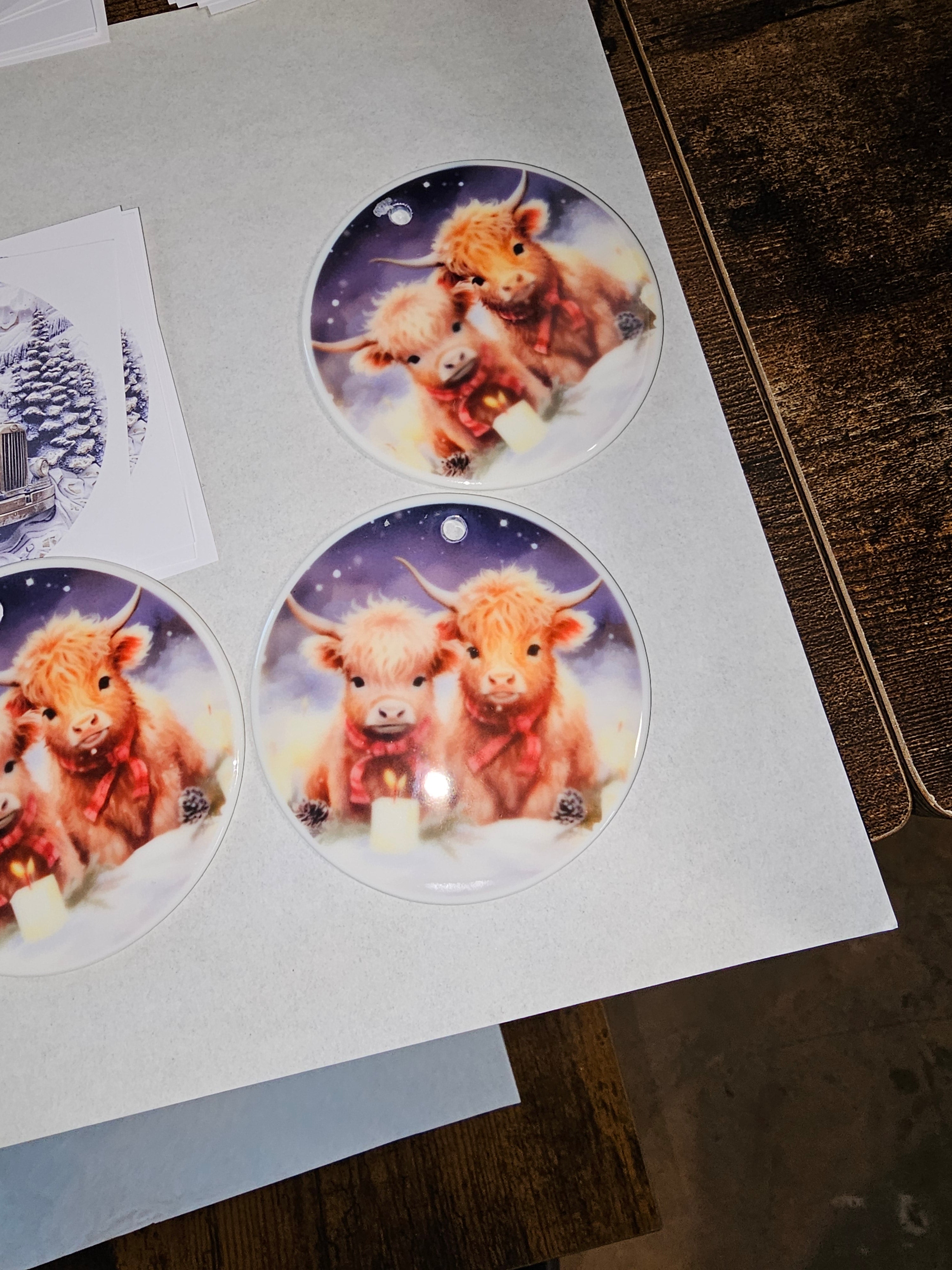 Highland Cow Ornament