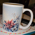 15oz Christmas Flower Mug